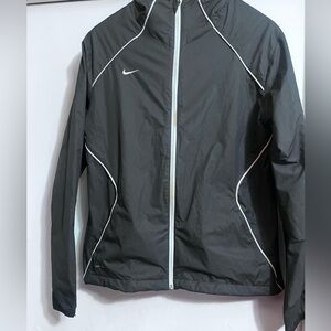 Nike Storm Fit Black Windbreaker Running Jacket Sz M (8-10) Women